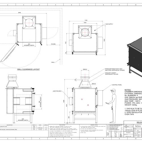 Gas Fired No 8 Kiln